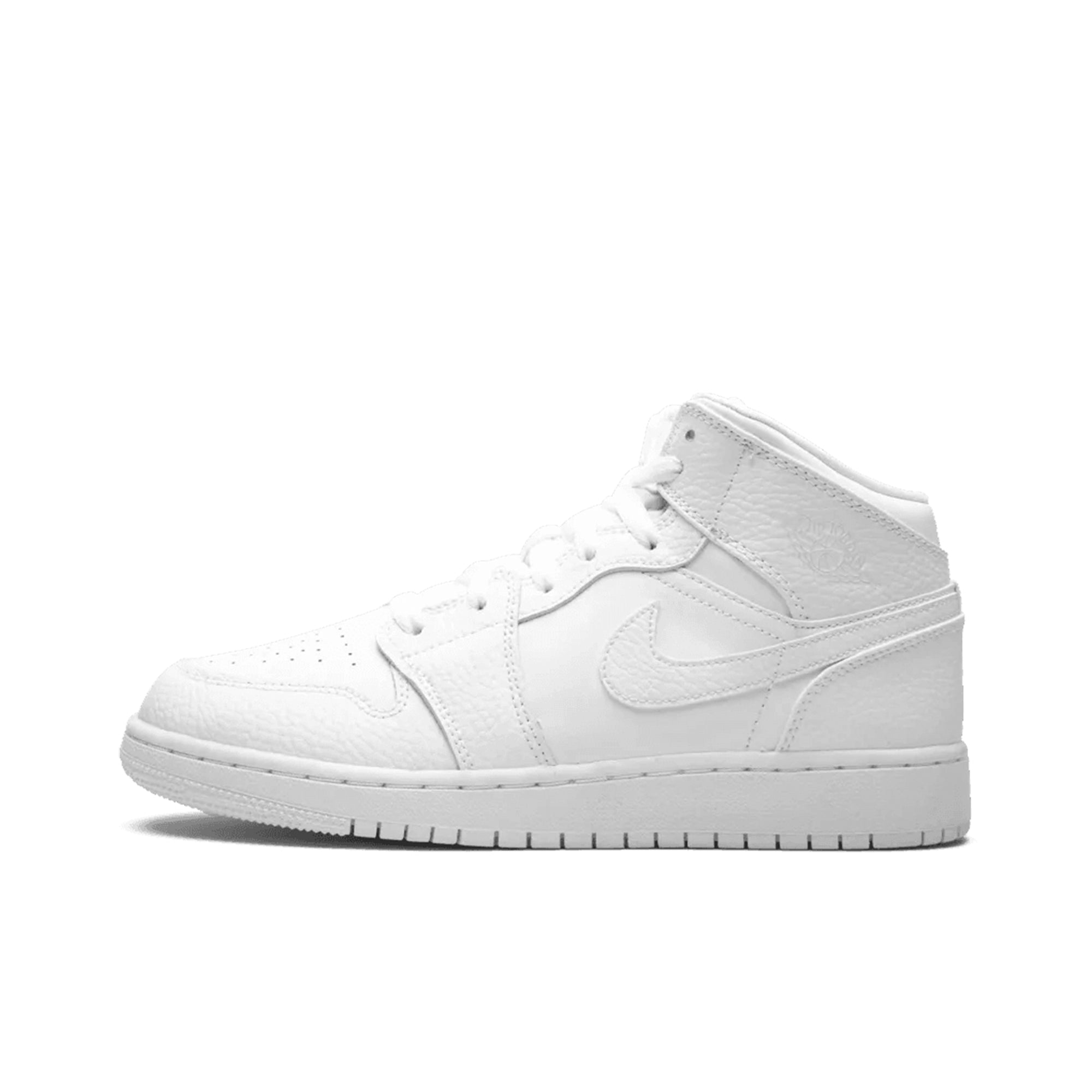 Air Jordan 1 Mid Triple White (GS) – KeepItSneaker