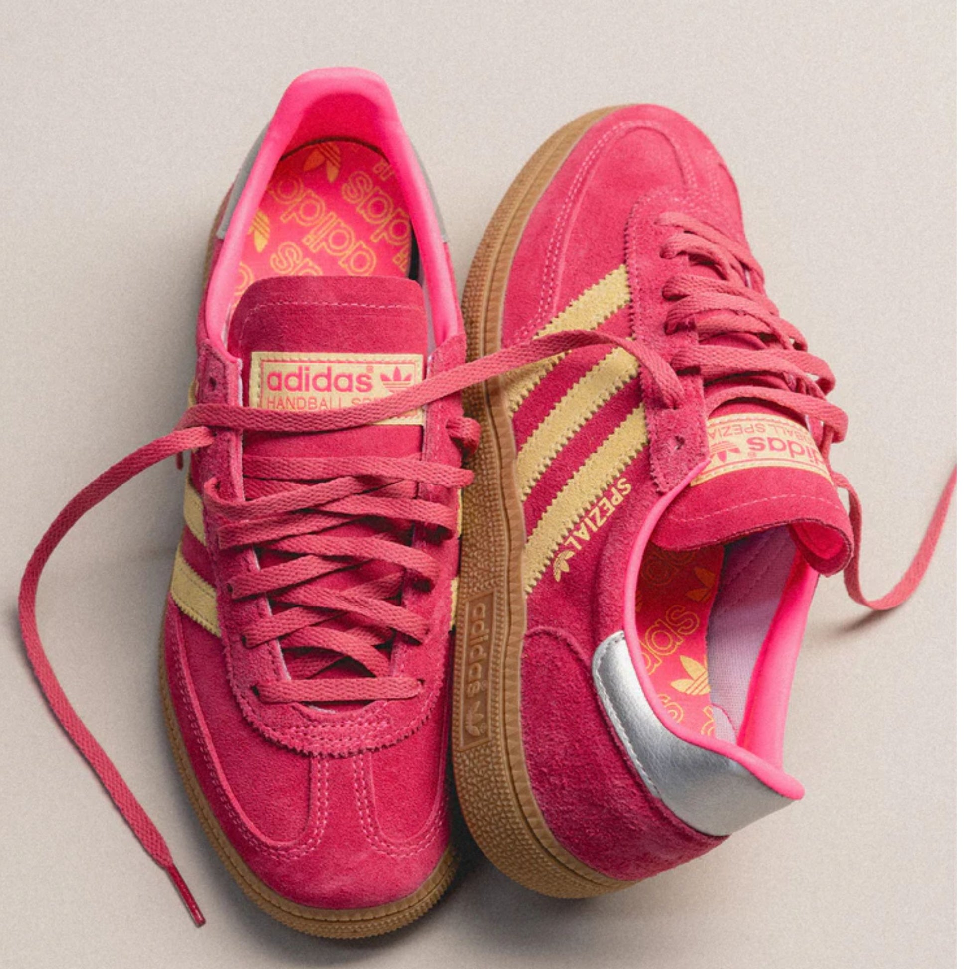 Adidas Handball Spezial Lucid Pink Almost Yellow - JI1407