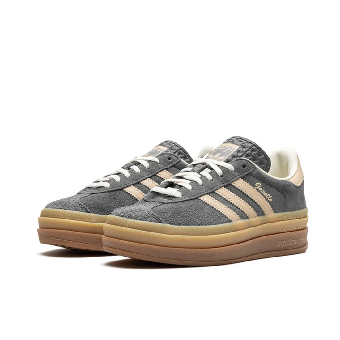 Adidas Gazelle Bold Gris Magique Beige Gum (W)