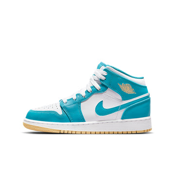 Air Jordan 1 Mid Aquatone (GS)