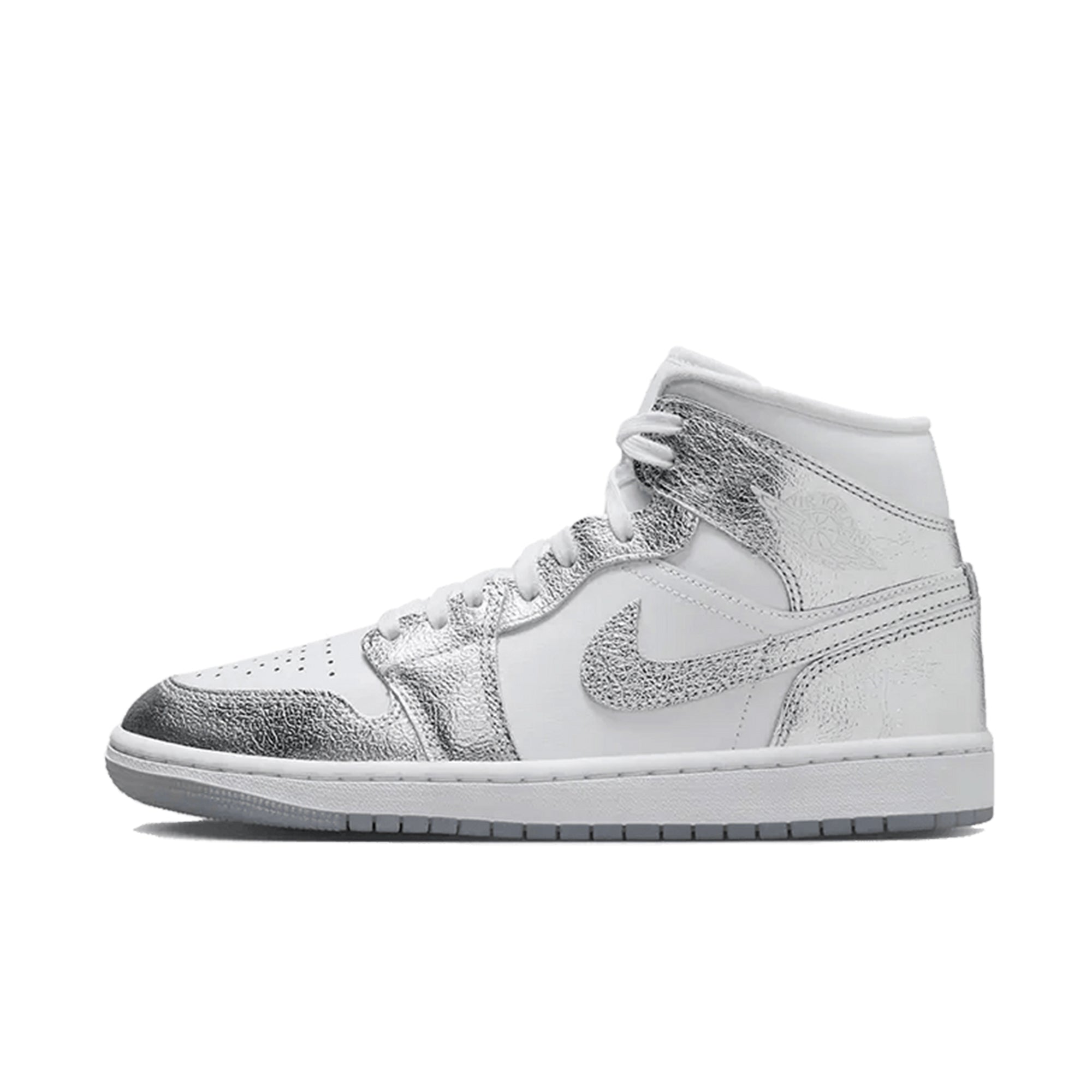 Air Jordan 1 Mid Crinklé Chrome