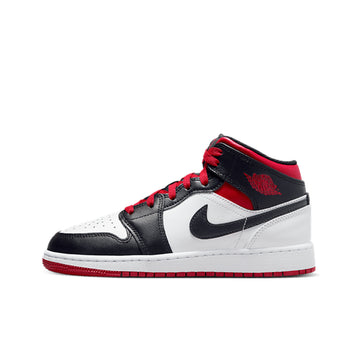 Air Jordan 1 Mid Gym Rouge Noir Toe (GS)