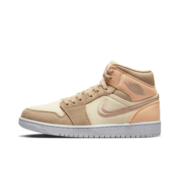 Air Jordan 1 Mid SE Muslin Canvas (W)