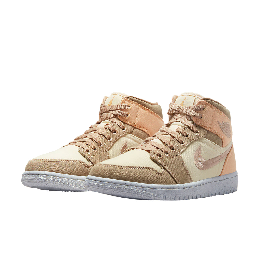 Air Jordan 1 Mid SE Muslin Canvas (W)