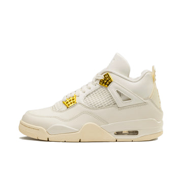 Air Jordan 4 Sail Métallique Or (W) 