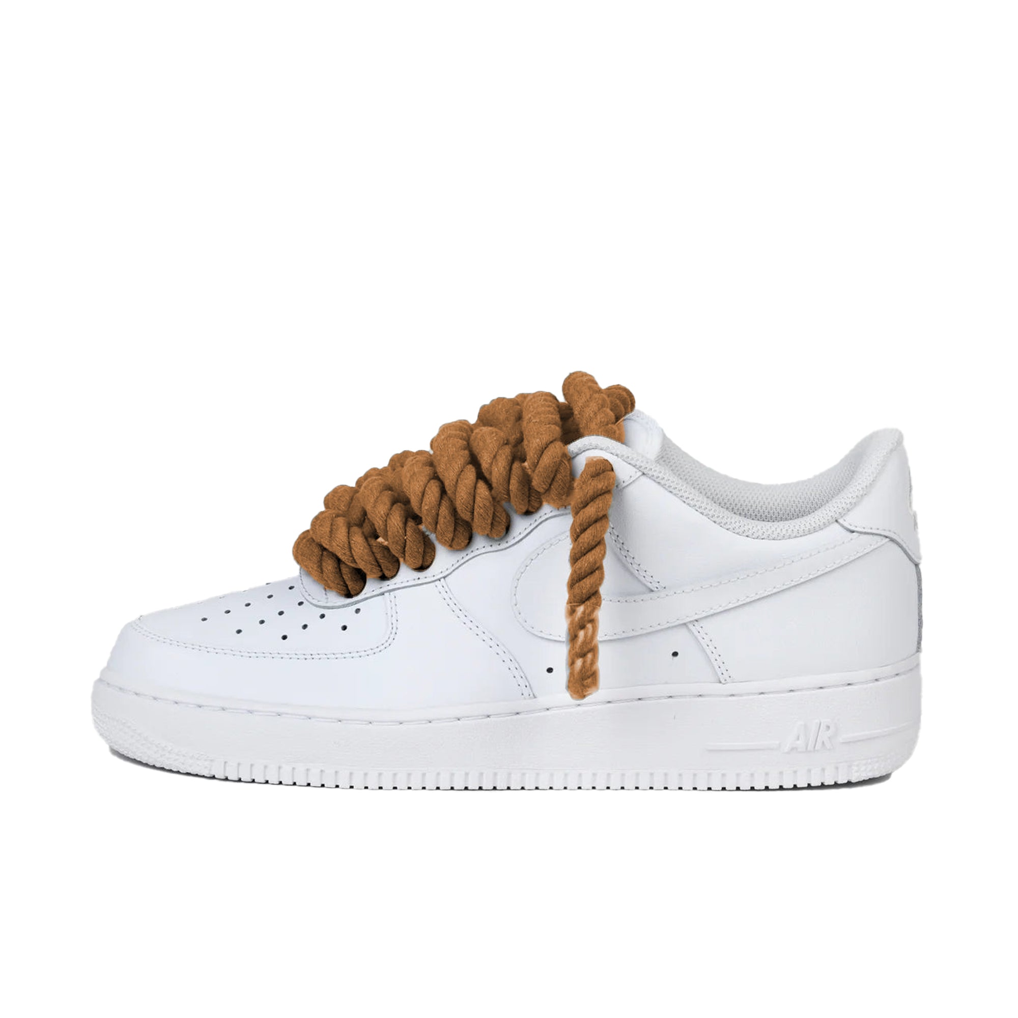 Lacets Nike Air Force 1 Low Rope Marron Personnalisé