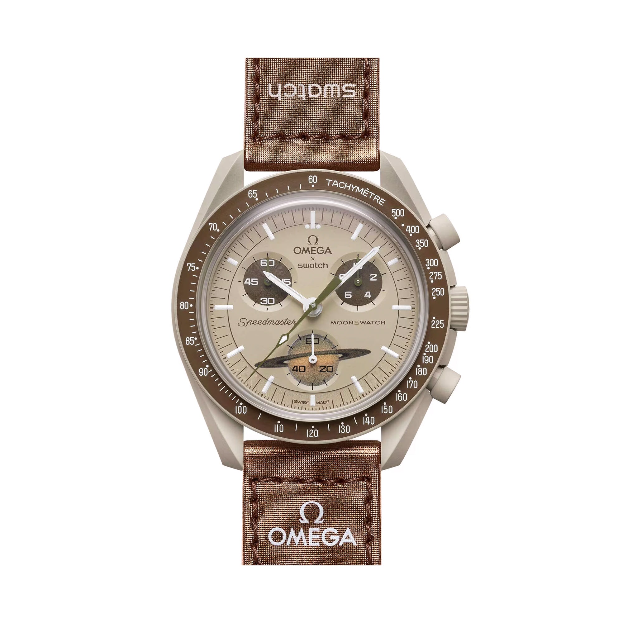 Swatch x Omega Bioceramic Moonswatch Mission vers Saturne 