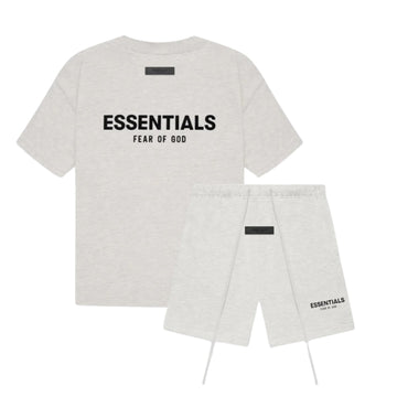 Fear of God Essentials Light Oatmeal Summer Set