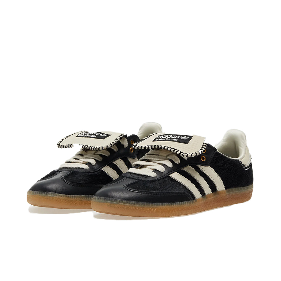 adidas Samba Pony Tonal Low x Wales Bonner Core Black