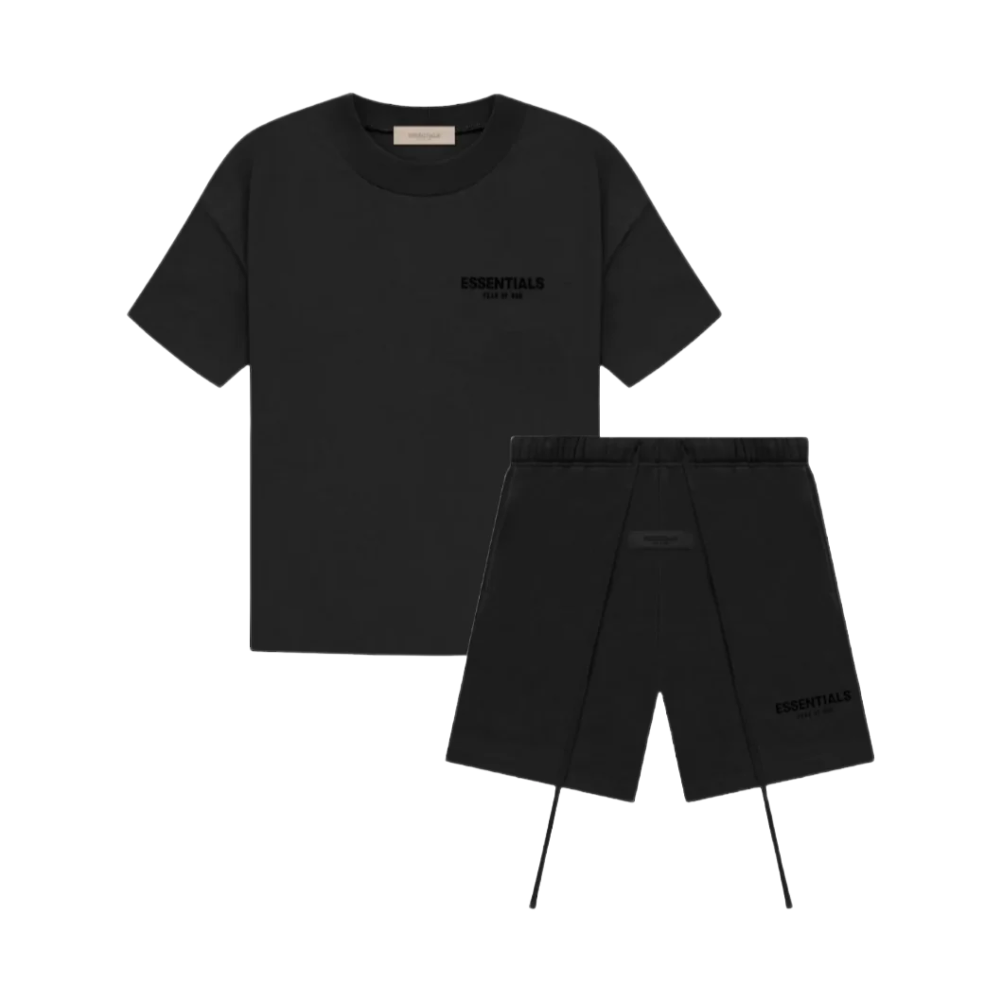 Fear of God Essentials Black Limo Summer set