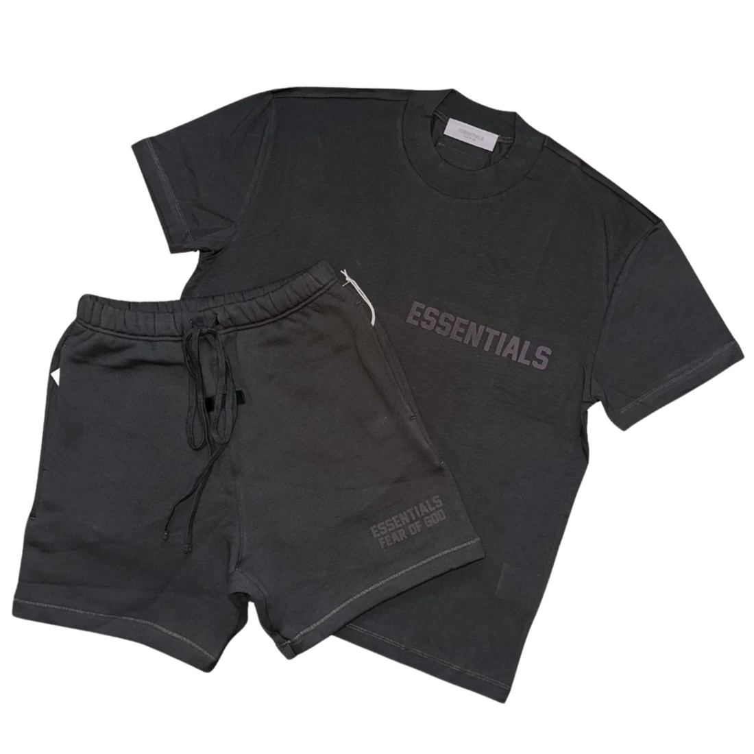 Fear of God Essentials Off Black Summer Set