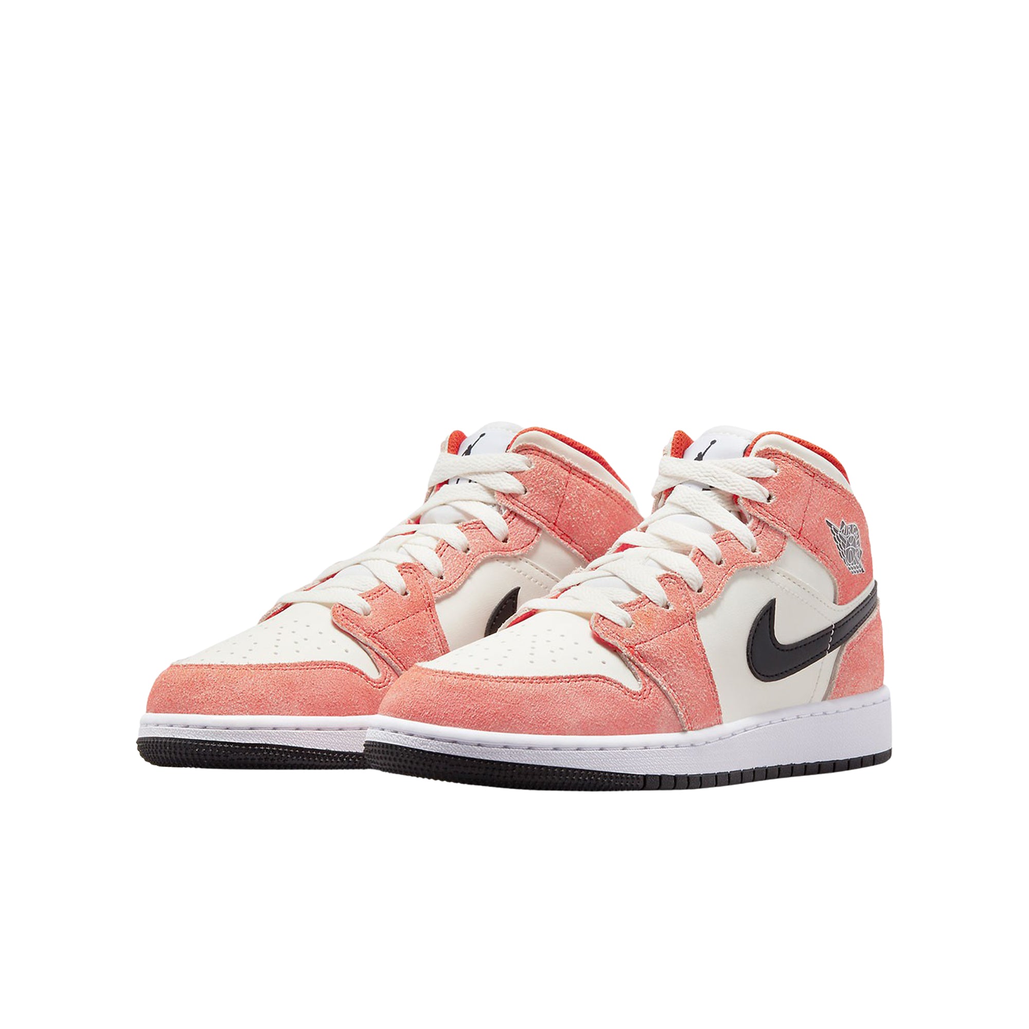 Air jordan mid femme orange hot sale