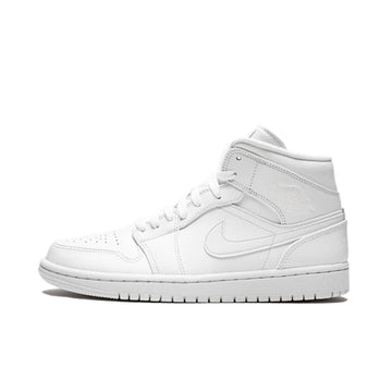 Air Jordan 1 Mid Triple Blanc 2022