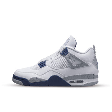 Air Jordan 4 Retro Blanc Minuit Marine