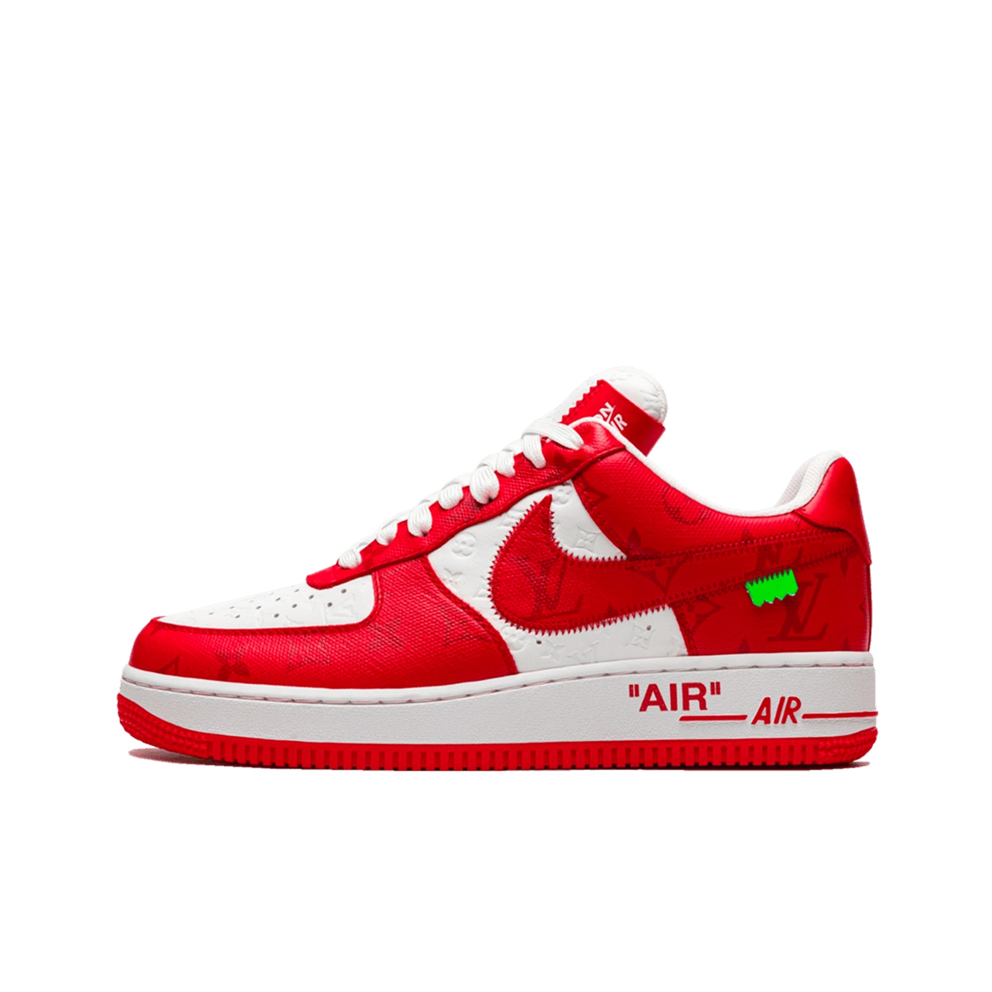 Nike air force 2025 1 off white red