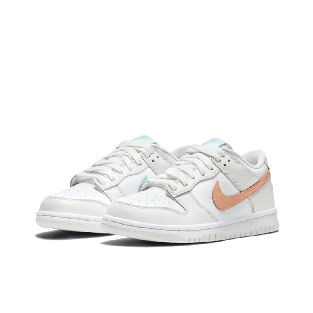 Nike Dunk Low Blanc Os Pêche Aqua (GS)