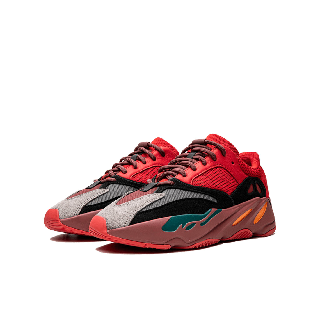 Yeezy Boost 700 V1 haute résolution rouge