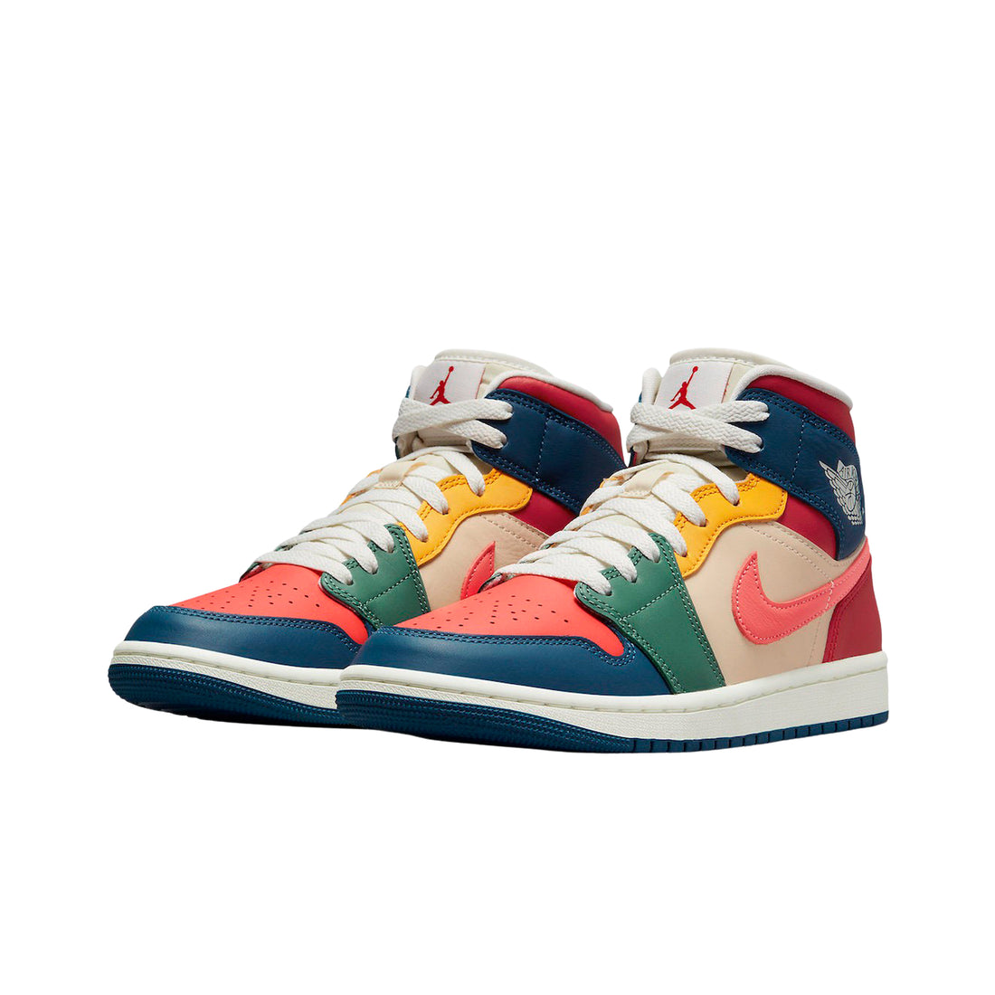 Air Jordan 1 Mid Multi Color 2022 (W)