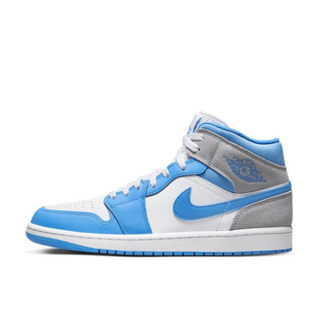 Air Jordan 1 Mid SE University Bleu Gris