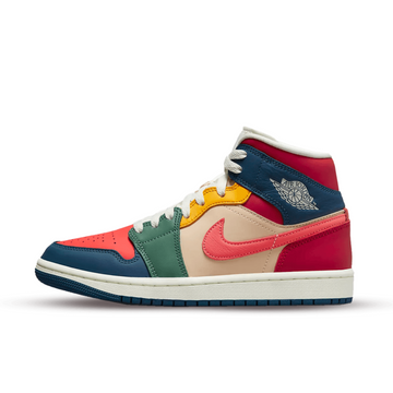 Air Jordan 1 Mid Multi Color 2022 (W)